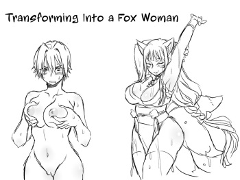 Transforming Into A Fox Girl | Kitsune Nyotaika Mono cover