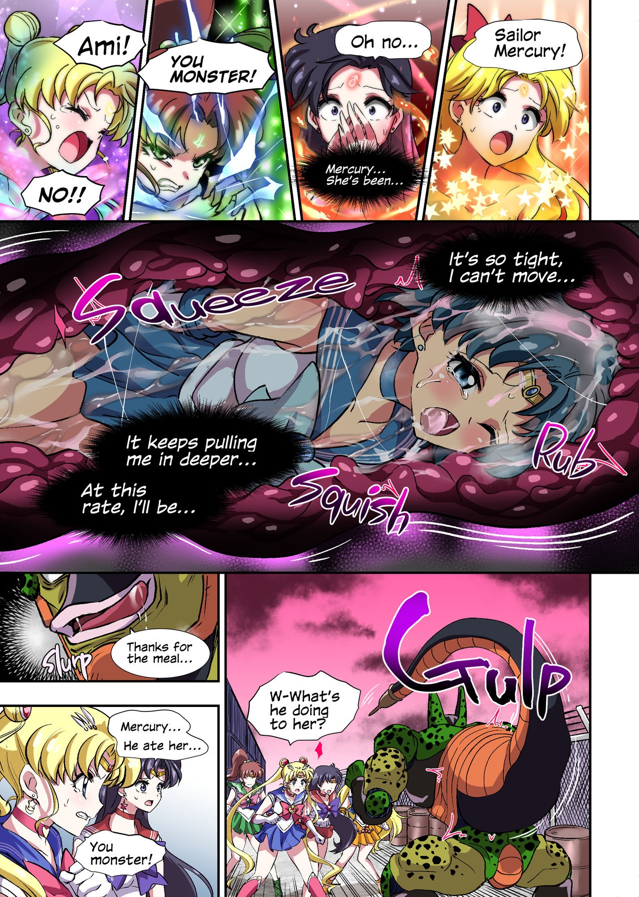 Cell no Esa Ext. Sangetsuhen | Cell's Perfect Meal: Sailor Moon V page 4 full