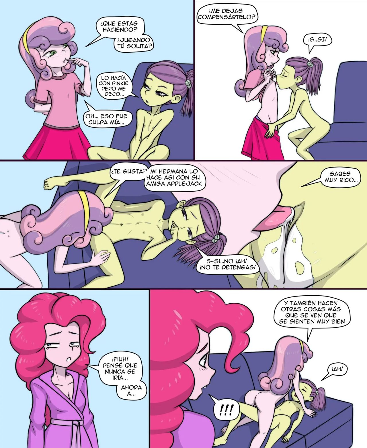 La Excitante Guardería de Pinkie Pie | page 4 full