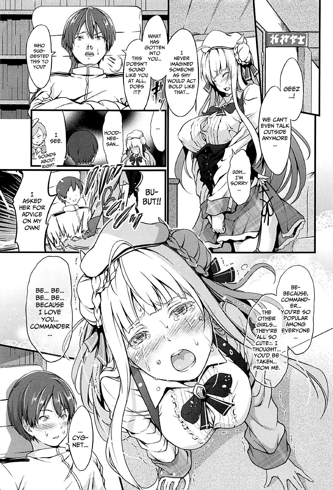 Dokidoki Cygnet Kai no Zenryoku Yuuwaku | A Blushing Cygnet 's All-Out Seduction page 9 full