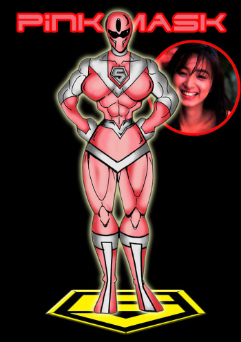 Muscle Pink Power Ranger cover