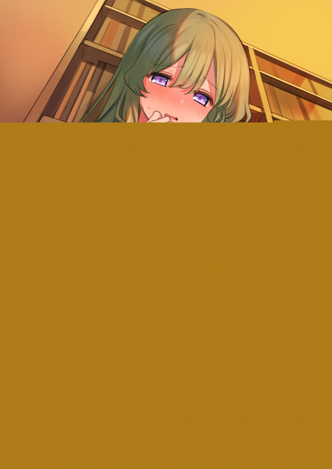 Hondana no In de Onanii ga Tomerarenai Toshoiin-chan page 7 full