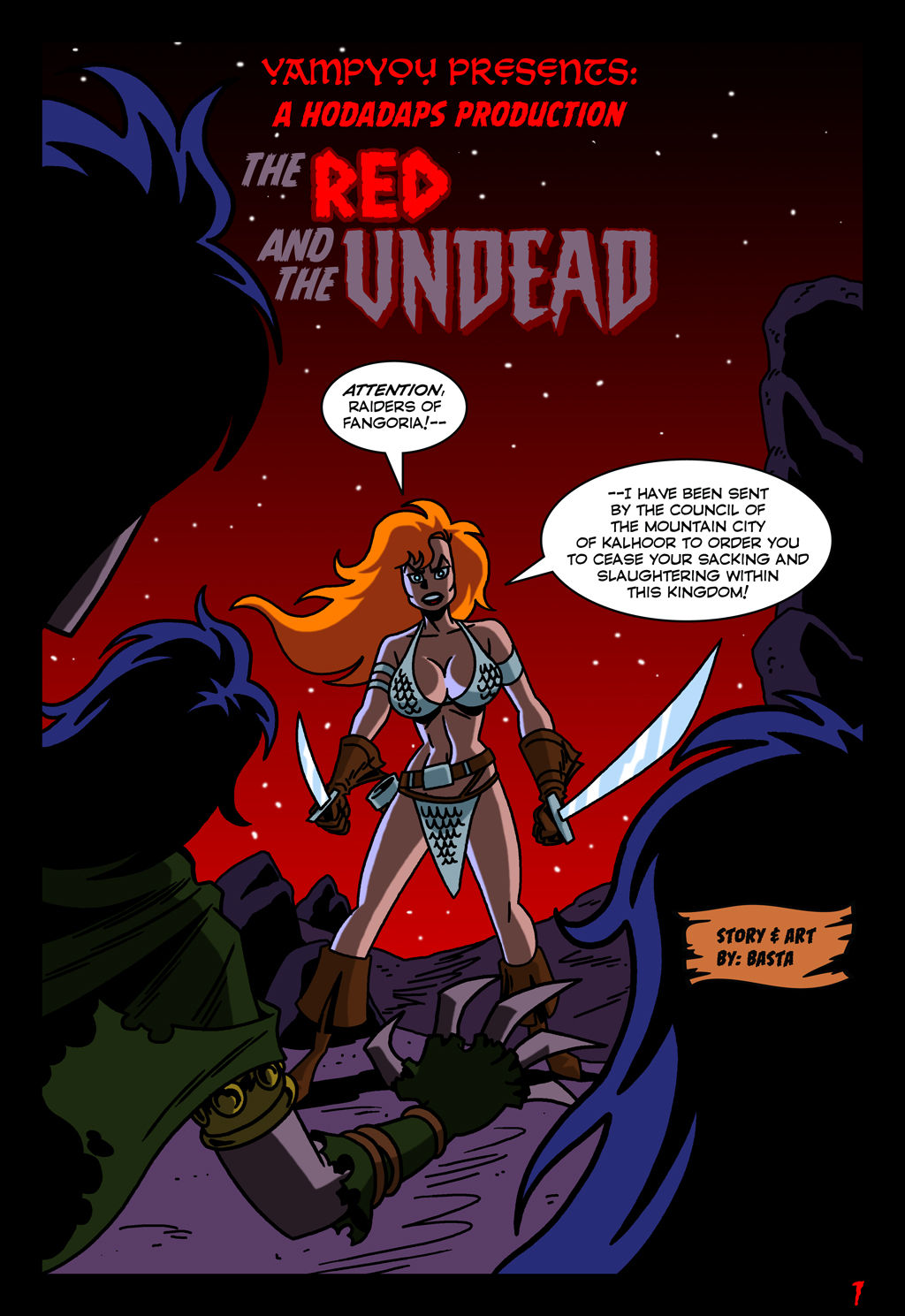 The Red And The Undead page 1 full