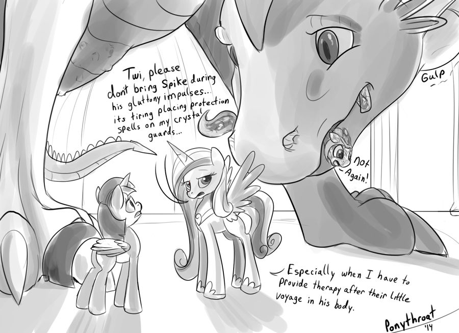 Spike and Other Dragons Vore Art Collection page 5 full