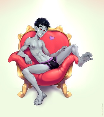 Marshall Lee x Prince Gumball cover