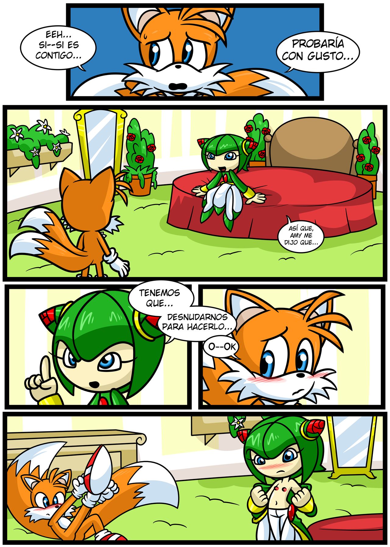 Tails &amp; Cosmo's First Time page 4 full