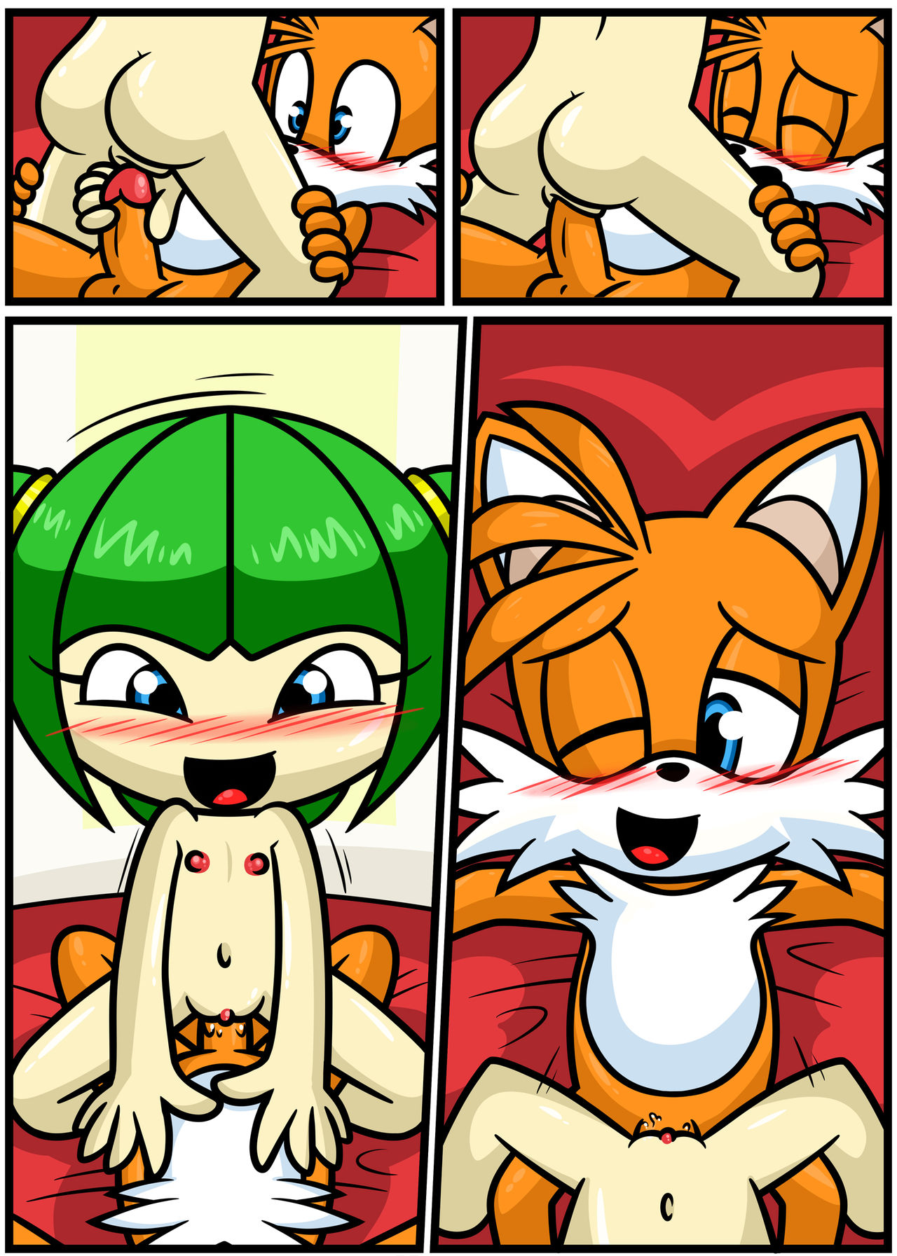 Tails &amp; Cosmo's First Time page 9 full