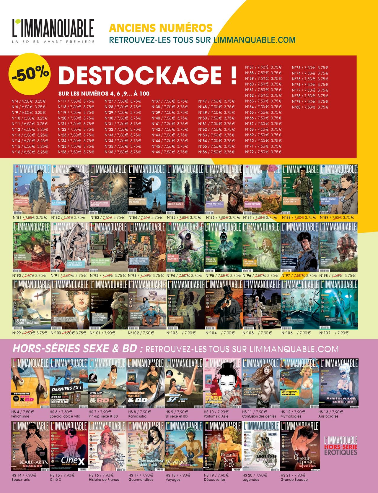 L'Immanquable - Hors-Série - Spécial Érotisme N°21 page 6 full