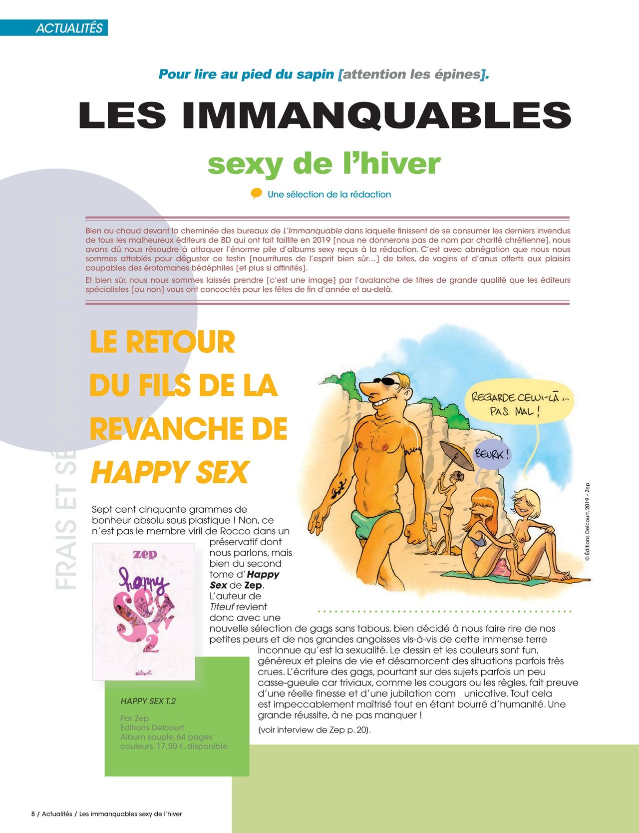 L'Immanquable - Hors-Série - Spécial Érotisme N°21 page 8 full