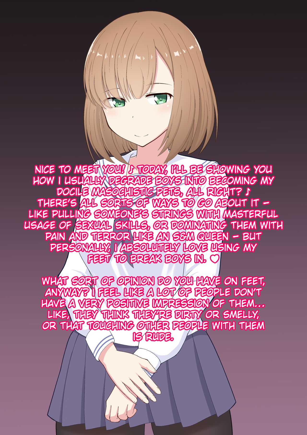 Oshiemasu, Ashidorei e no Otoshikata | Allow me to teach you the proper way of degrading someone into becoming a foot slave page 2 full
