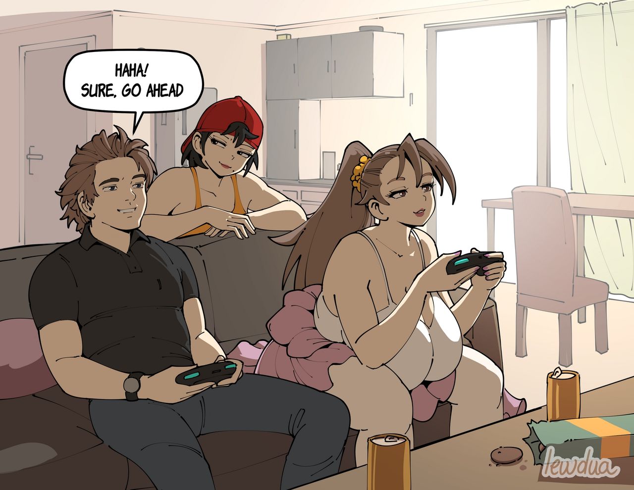 David and Natasha Flirting page 10 full