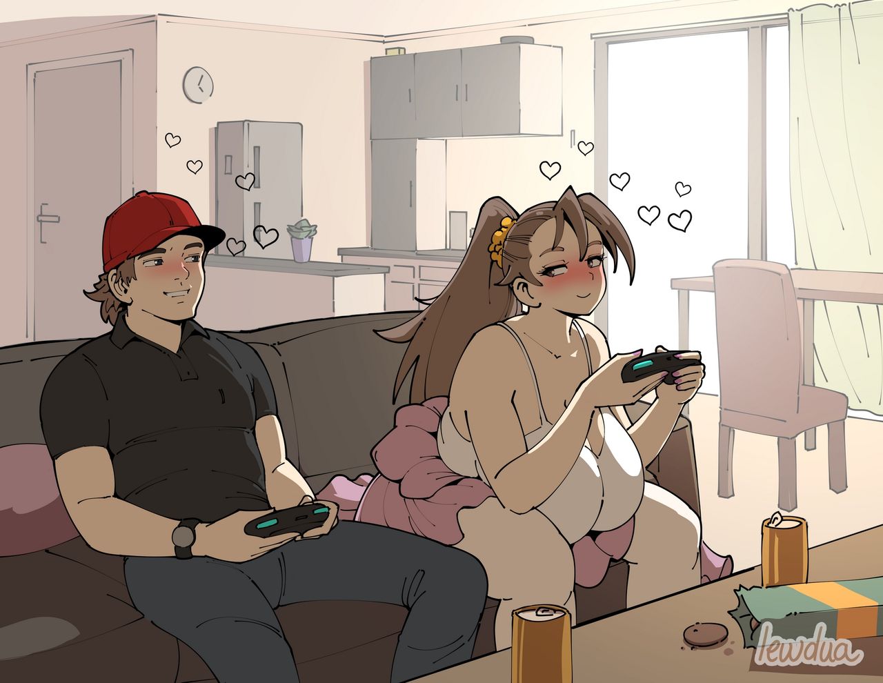 David and Natasha Flirting page 4 full