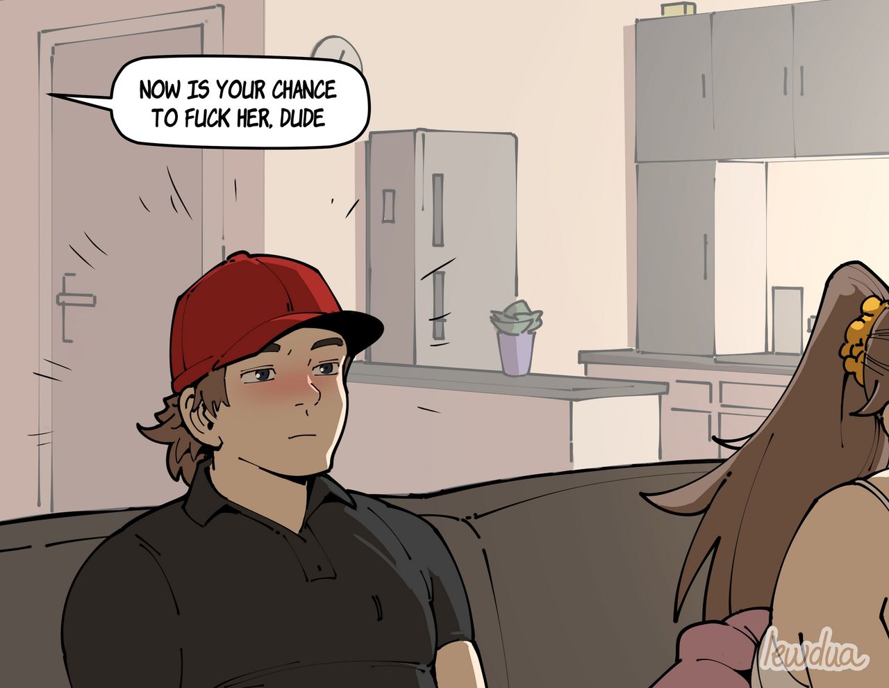 David and Natasha Flirting page 5 full