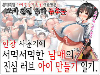 Shishunki Massakari, Gisu Gisu Keimai no Icha Love Kozukuri Nikki. | 한창 사춘기에 서먹서먹한 남매의 진심 러브 아이 만들기 일기. cover