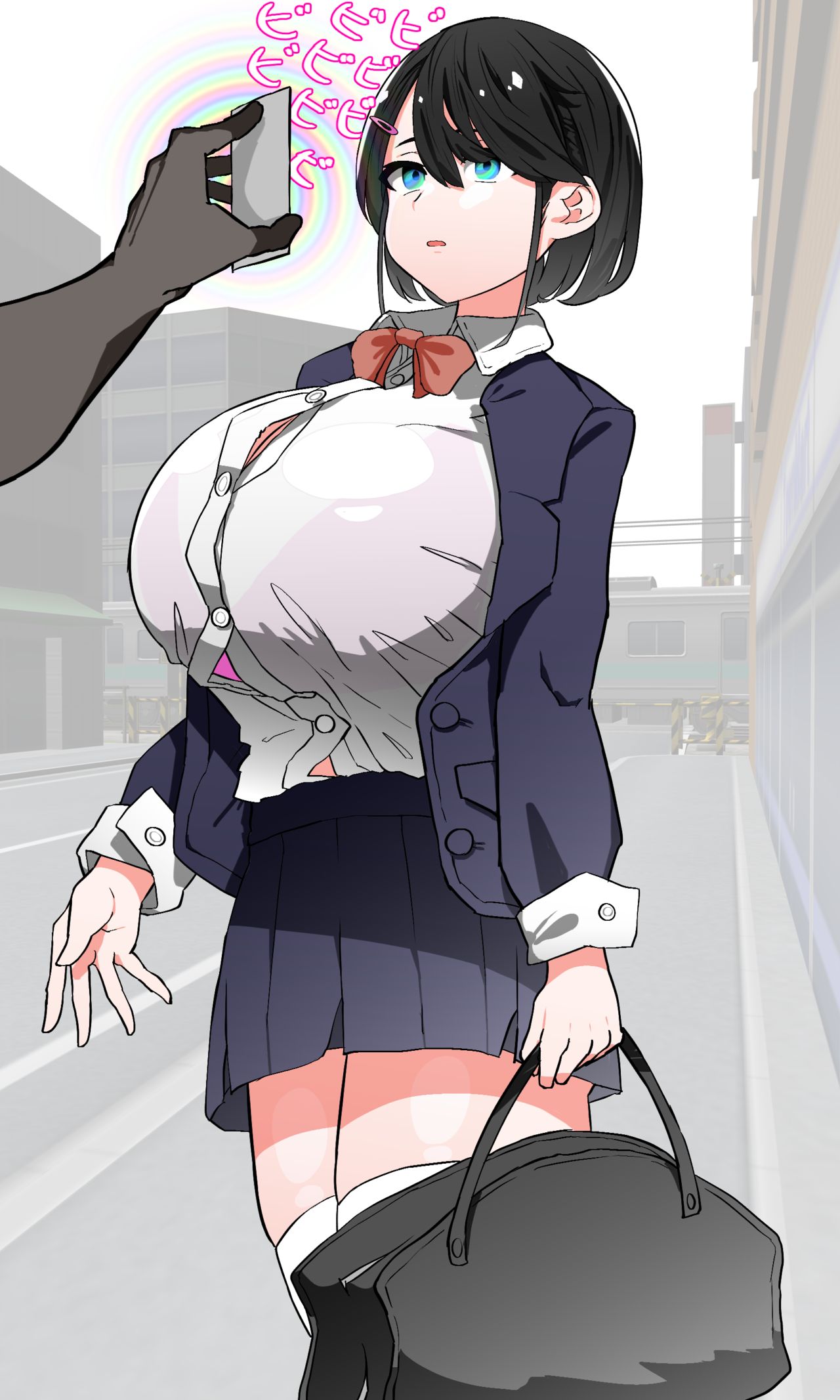 Bakunyū joshi ○-sei ga Saimin Sumaho de Kimoio ssan no Iinari ~tsu!! page 10 full