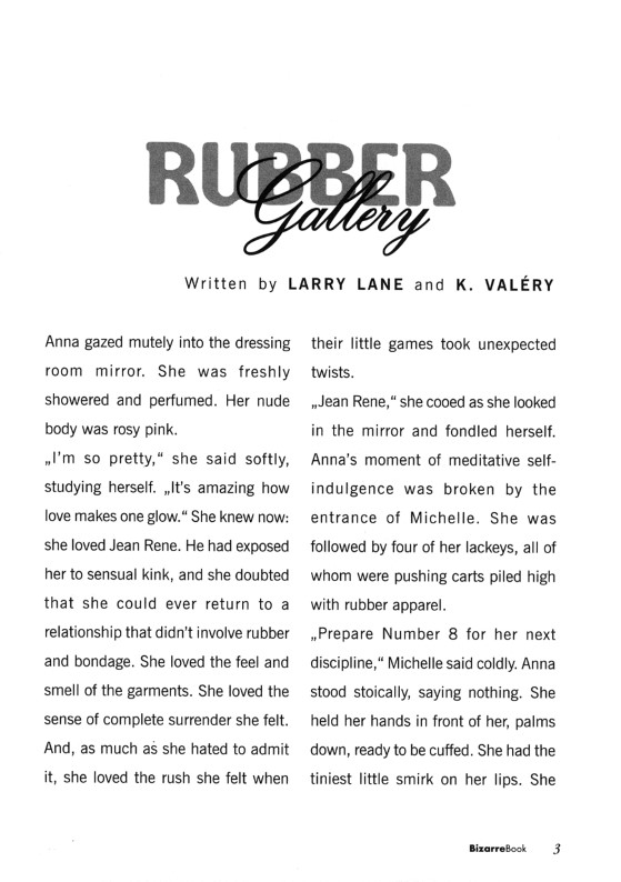 BizarreBook No. 6 - Rubber Gallery page 3 full