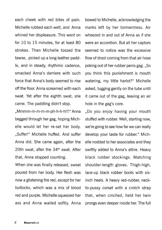 BizarreBook No. 6 - Rubber Gallery page 6 full