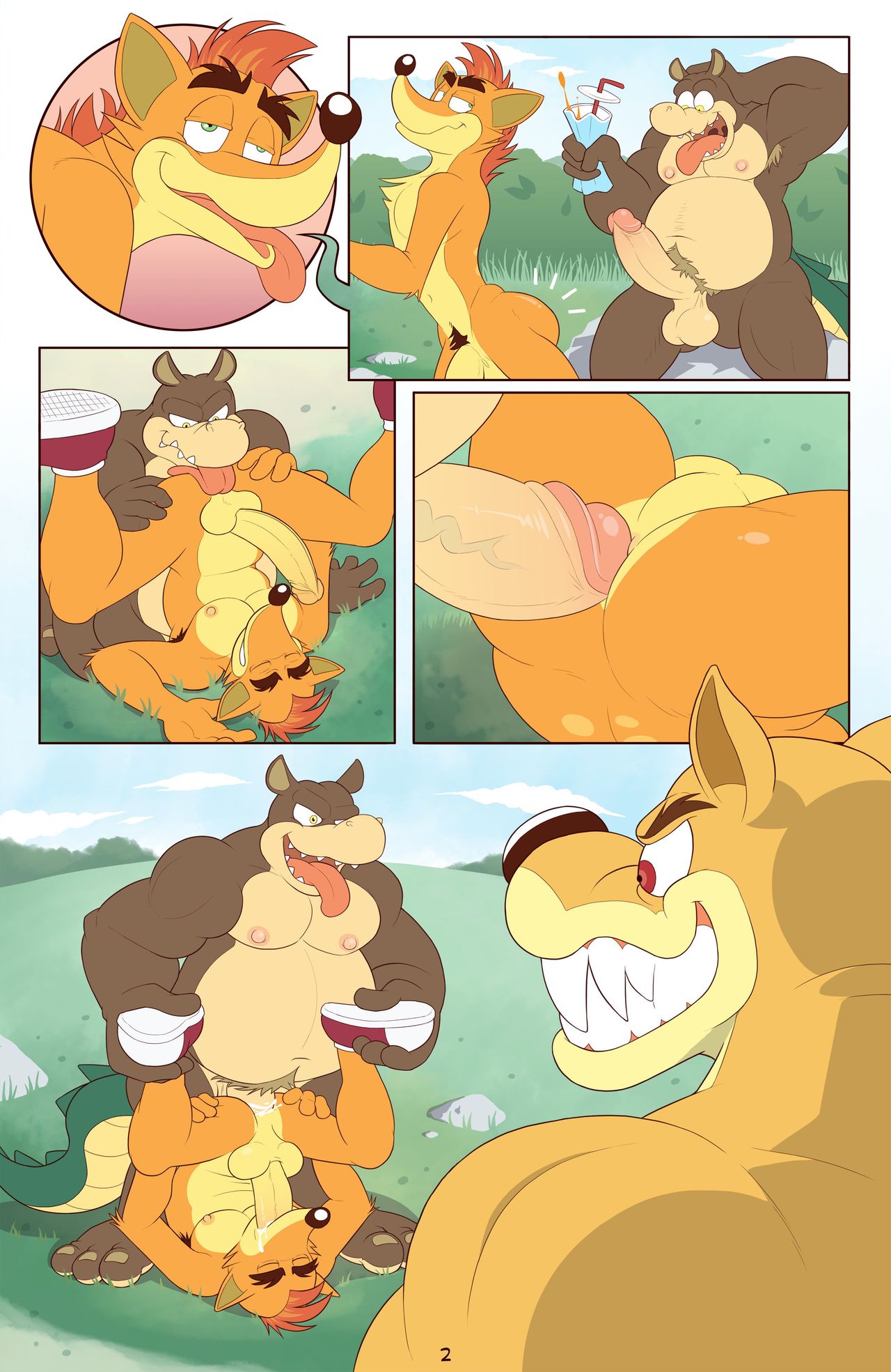 Crash Gets Smashed page 2 full