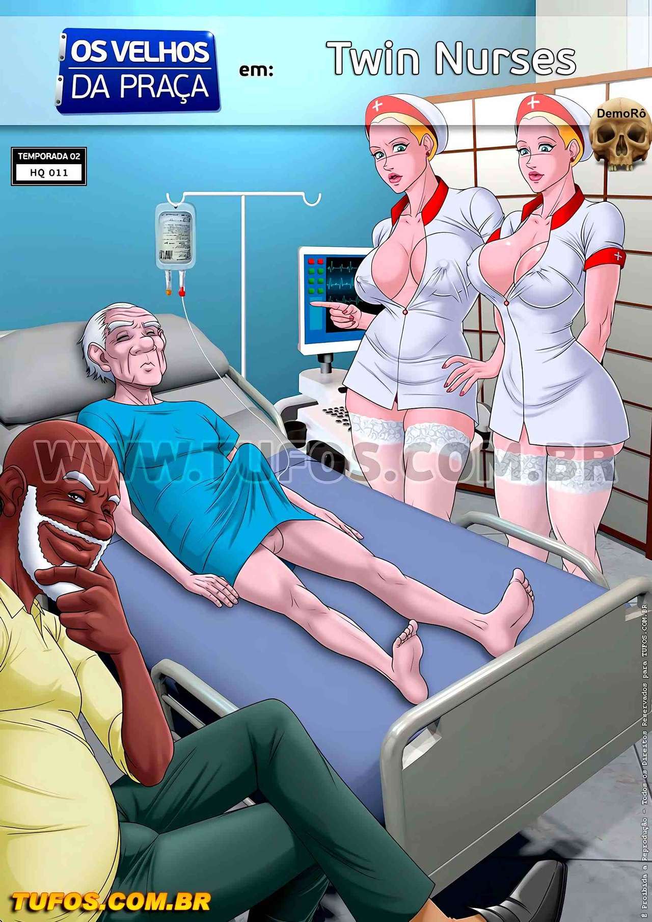 Old Geezers Of The Park  - 11 - Twin Nurses - english page 1 full