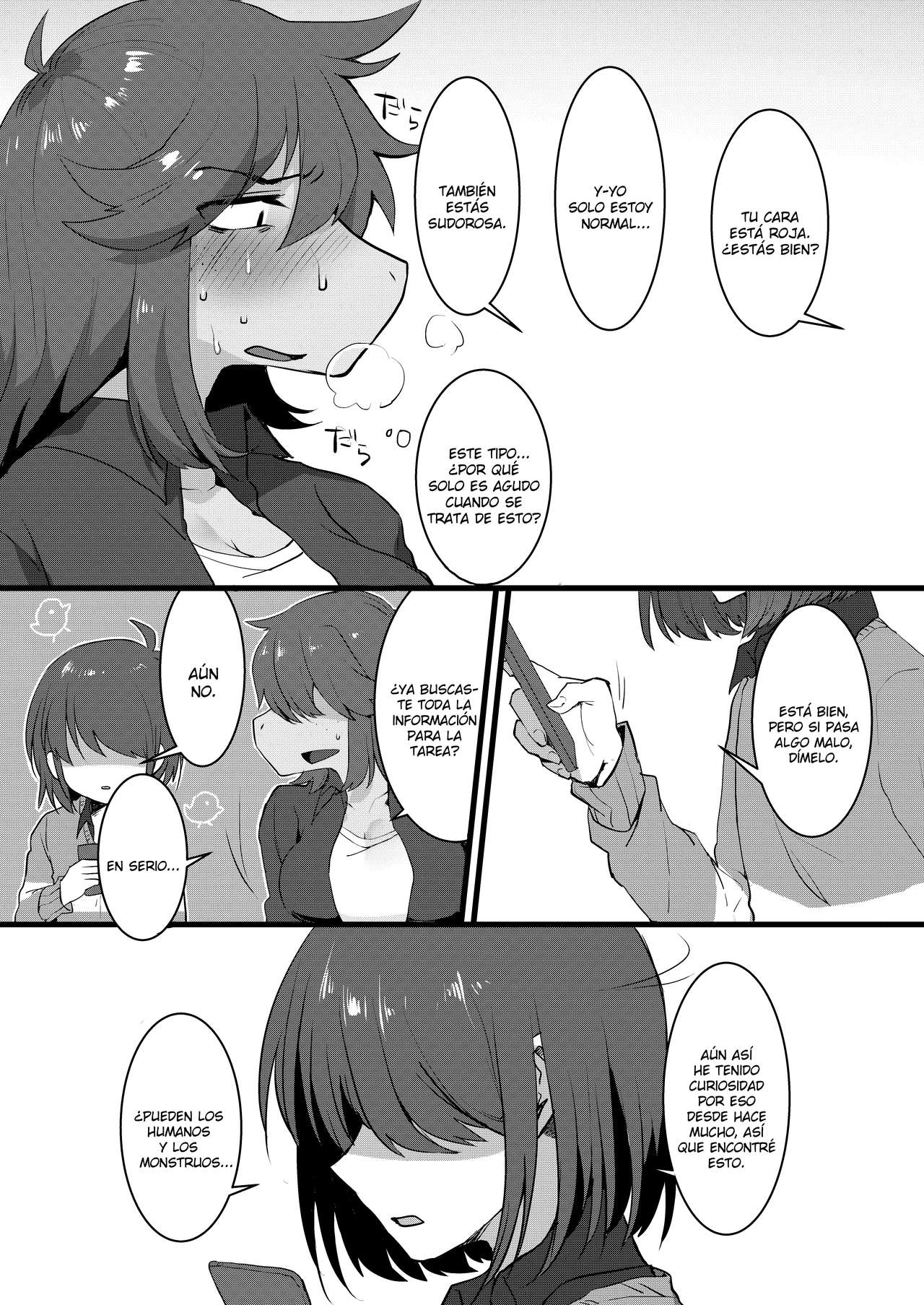 Ningen to Monster demo Aka-chan wa Dekimasu ka!? | ¿¡Puede un humano y un monstruo hacer un bebé!? + Extras page 7 full