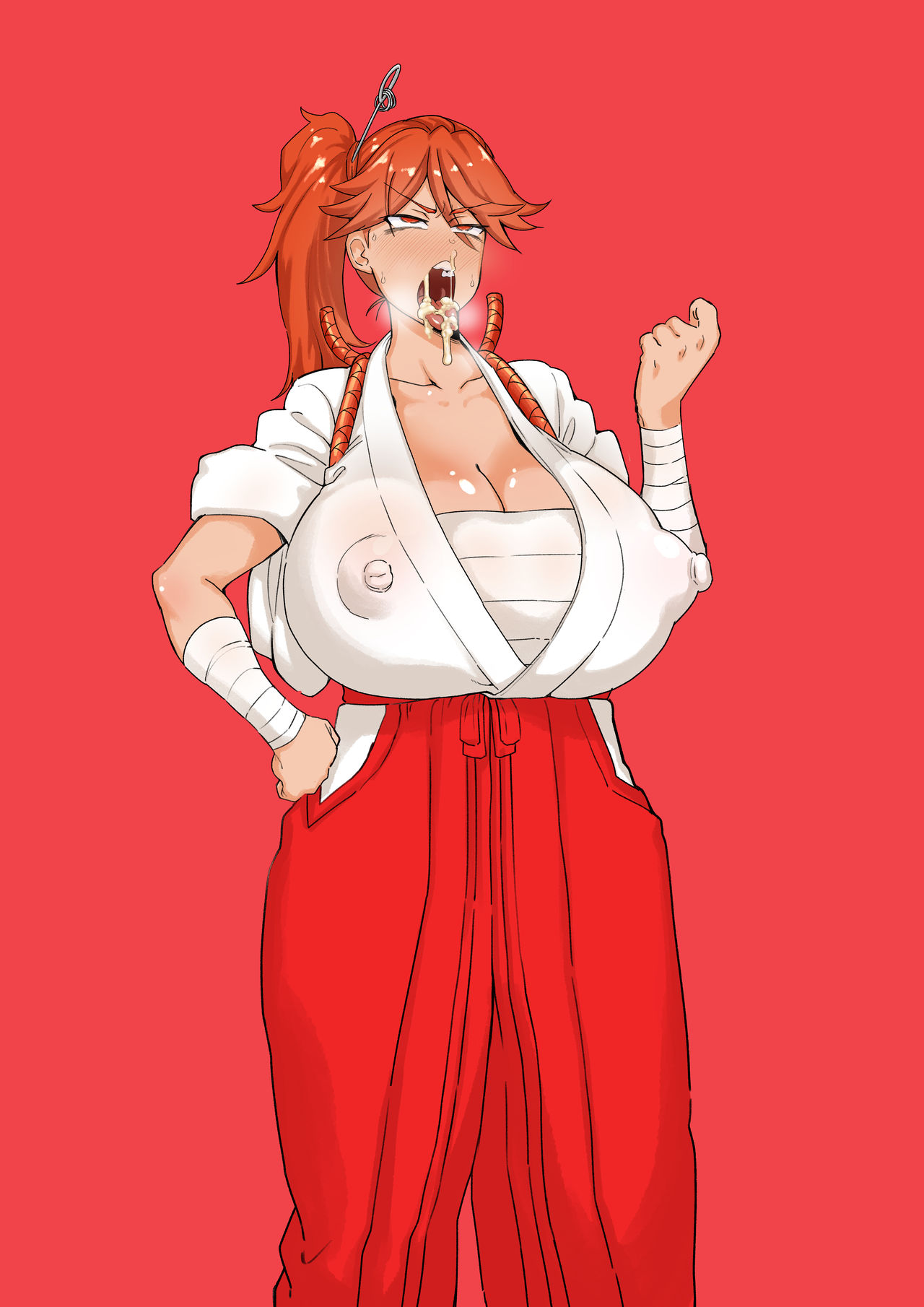 Big Breasted Shrine Maiden's Semen Paradise! page 5 full