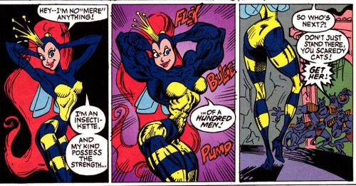 Muscle Princess Peach &amp; Princess What’s-Her-Name VS Queen Cobra &amp; Queen Chaos page 9 full