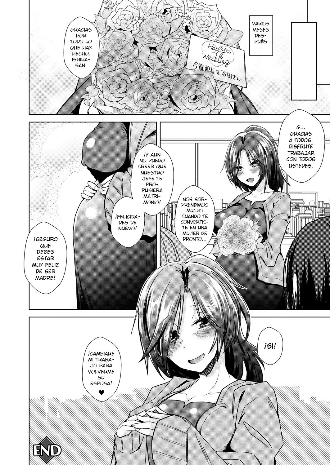 Nerae! Nyotaika Kotobukitaisya | Let's Aim For It! Turn into a Woman, Get Married and Resign from Work! page 10 full