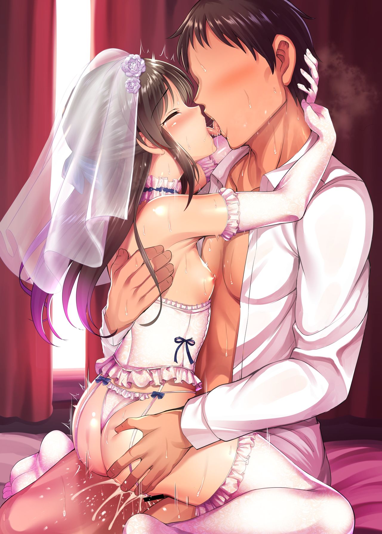 Wedding Ero Shitagi no Tachibana Arisu-chan to Icha Love Sex page 8 full