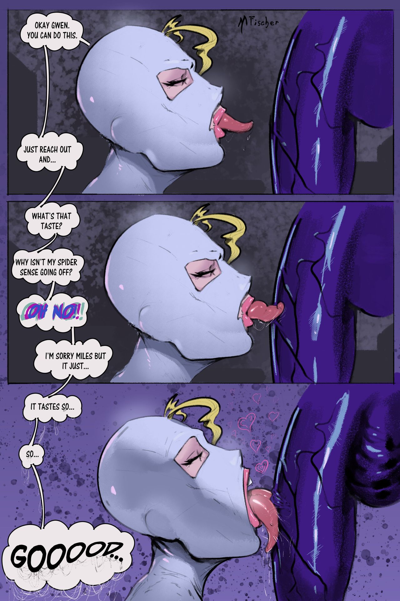 Venom's Kiss - Spider-Gwen vs Venom #1 page 10 full