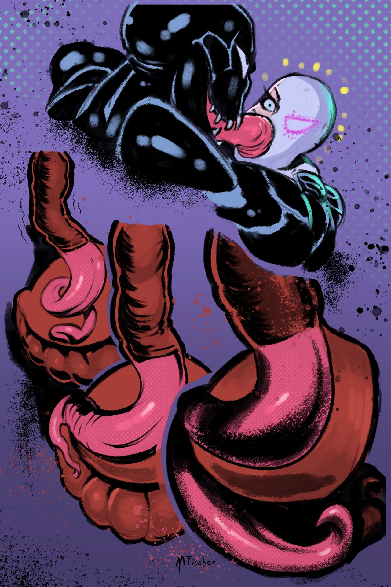 Venom's Kiss - Spider-Gwen vs Venom #1 page 3 full