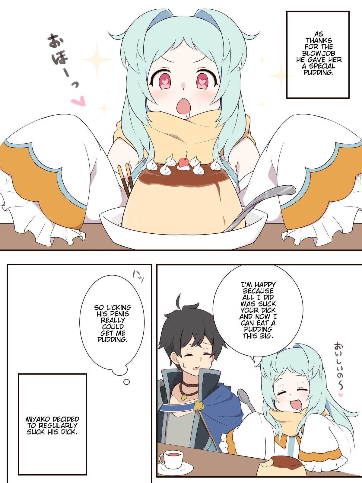 Miyako to Ochinpo Purin no Ohanashi | The Story of Miyako-chan and the Penis Pudding page 7 full