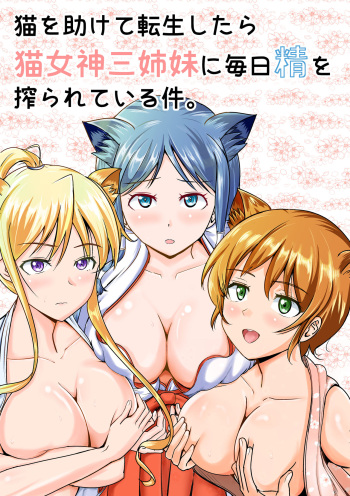 Neko oTasukete Tensei shitara Neko Megami Sanshimai ni Mainichi Sei o Shiborarete iru Ken. cover