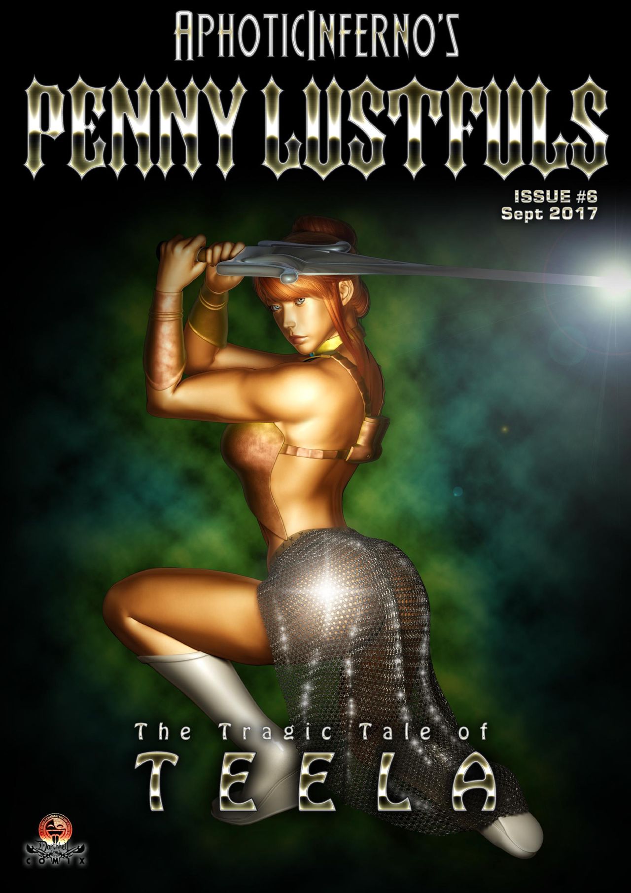 Penny Lustfuls 6: The Tragic Tale of Teela page 1 full