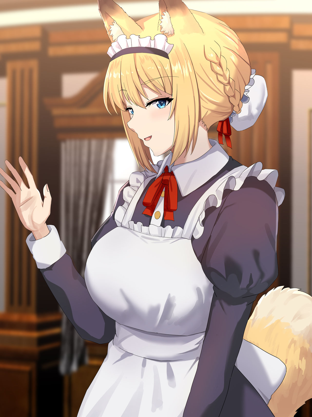 Kemomimi Maid no Fellatio page 4 full