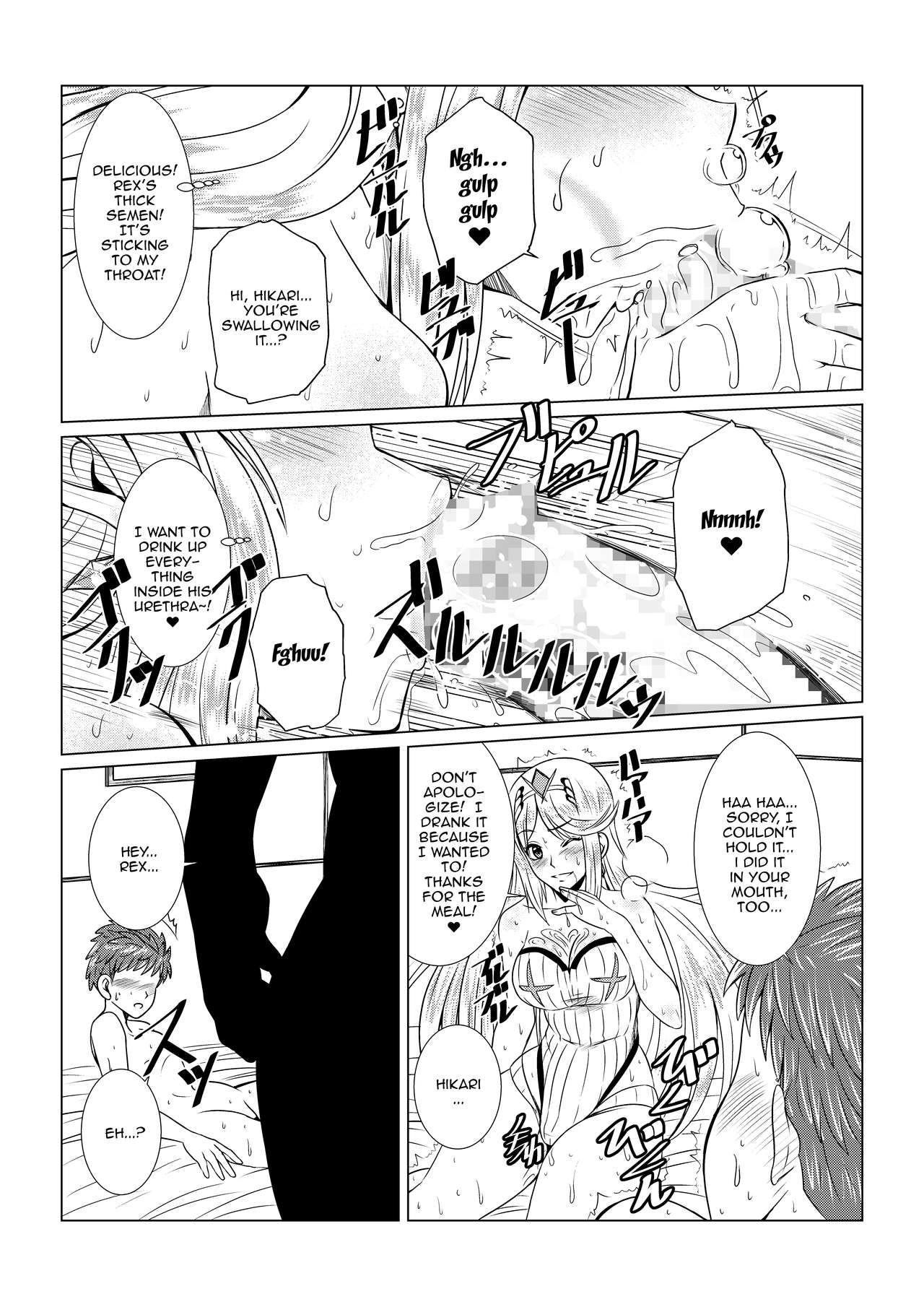 Homura to Hikari no Ecchi na Hon da yo ne! | It's a Lewd Book With Homura and Hikari! page 10 full