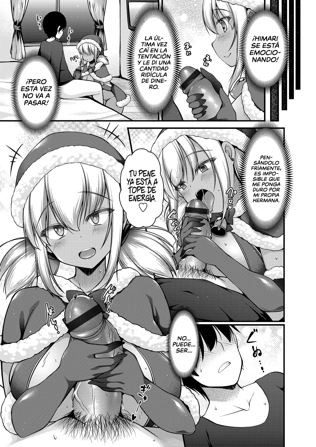 Inaka kara Oshikakete Kita Santa Cos Shita Kuro Gal JK na Imouto to Papakatsu Shite Shimatta Hanashi | La historia de cómo me volví el sugar daddy de mi hermana menor disfrazada de Papá Noel page 5 full