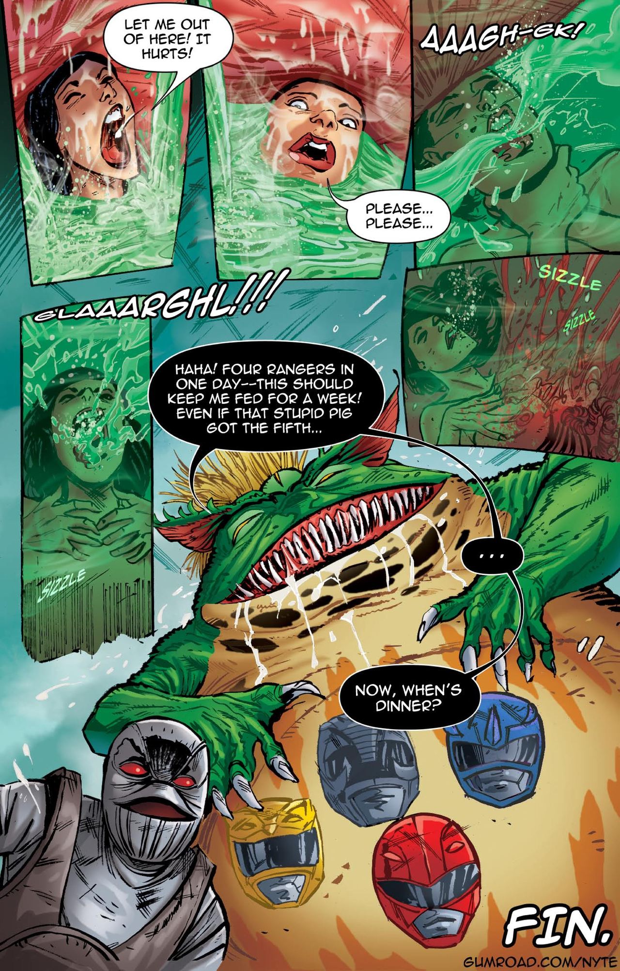 Might Vorin' Power Rangers: Trini page 8 full