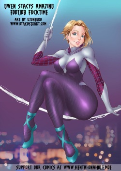 Gwen Stacy's Amazing Footjob Fucktime