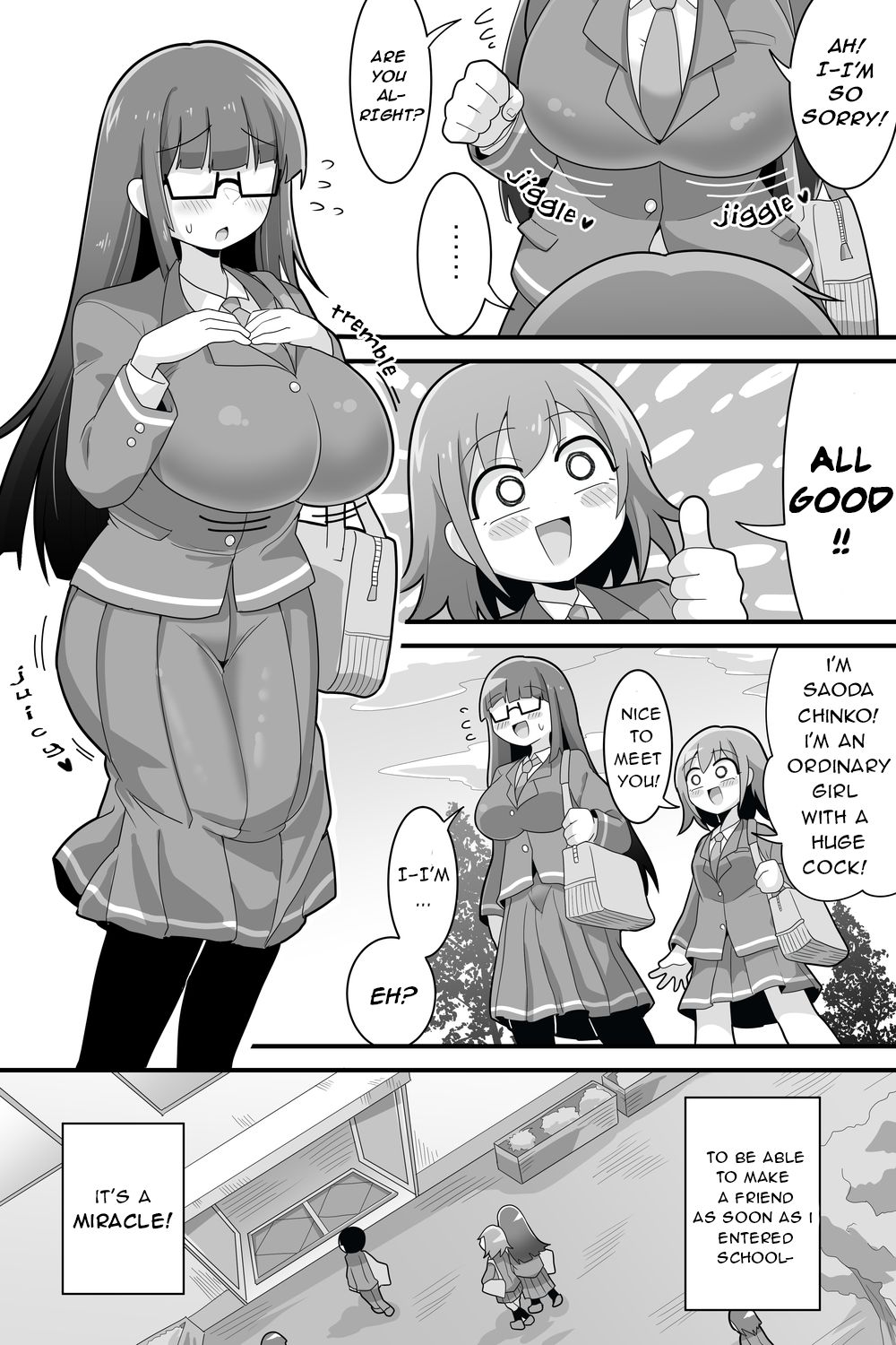 Futanari Dekachin School Life page 2 full