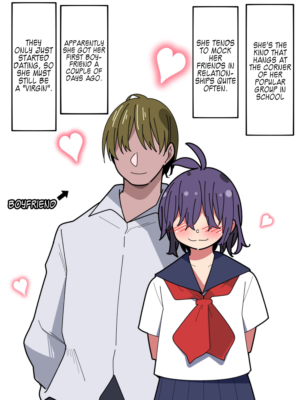Senpai Mob-ko-chan wa Kouhai Buin ni Netorareru. page 2 full