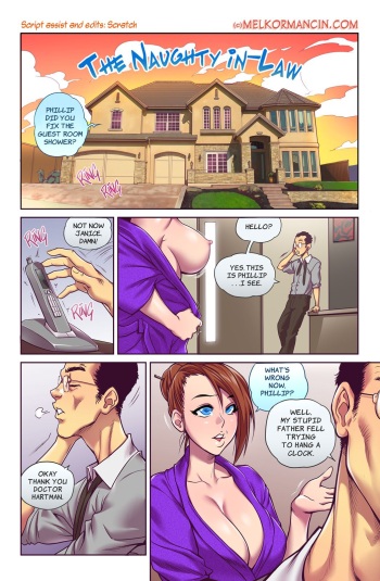 The Naughty in-Law  - Complete - English cover