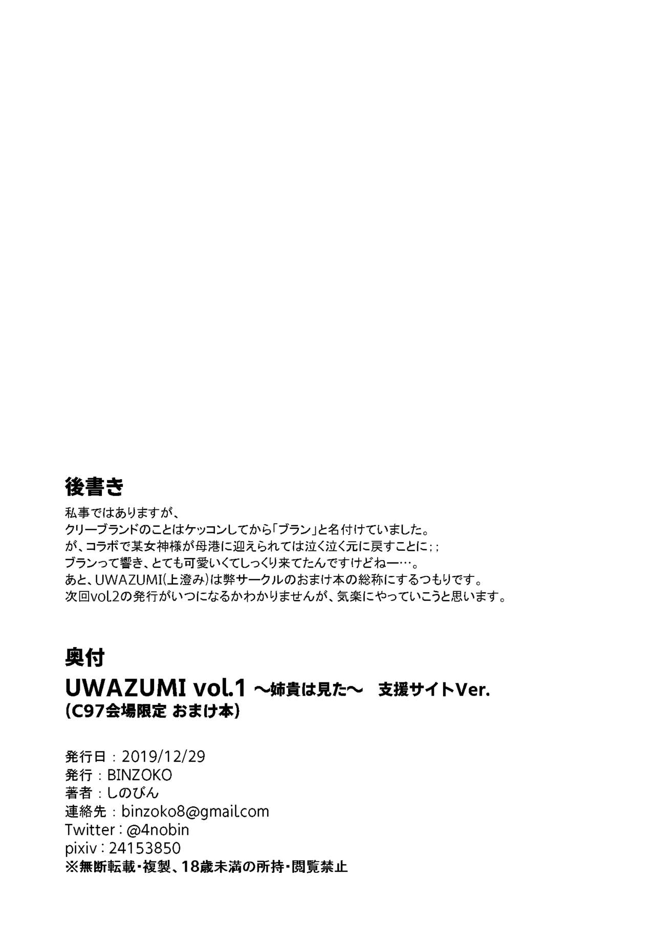 UWAZUMI vol.1 ~Aneki wa Mita~ page 8 full