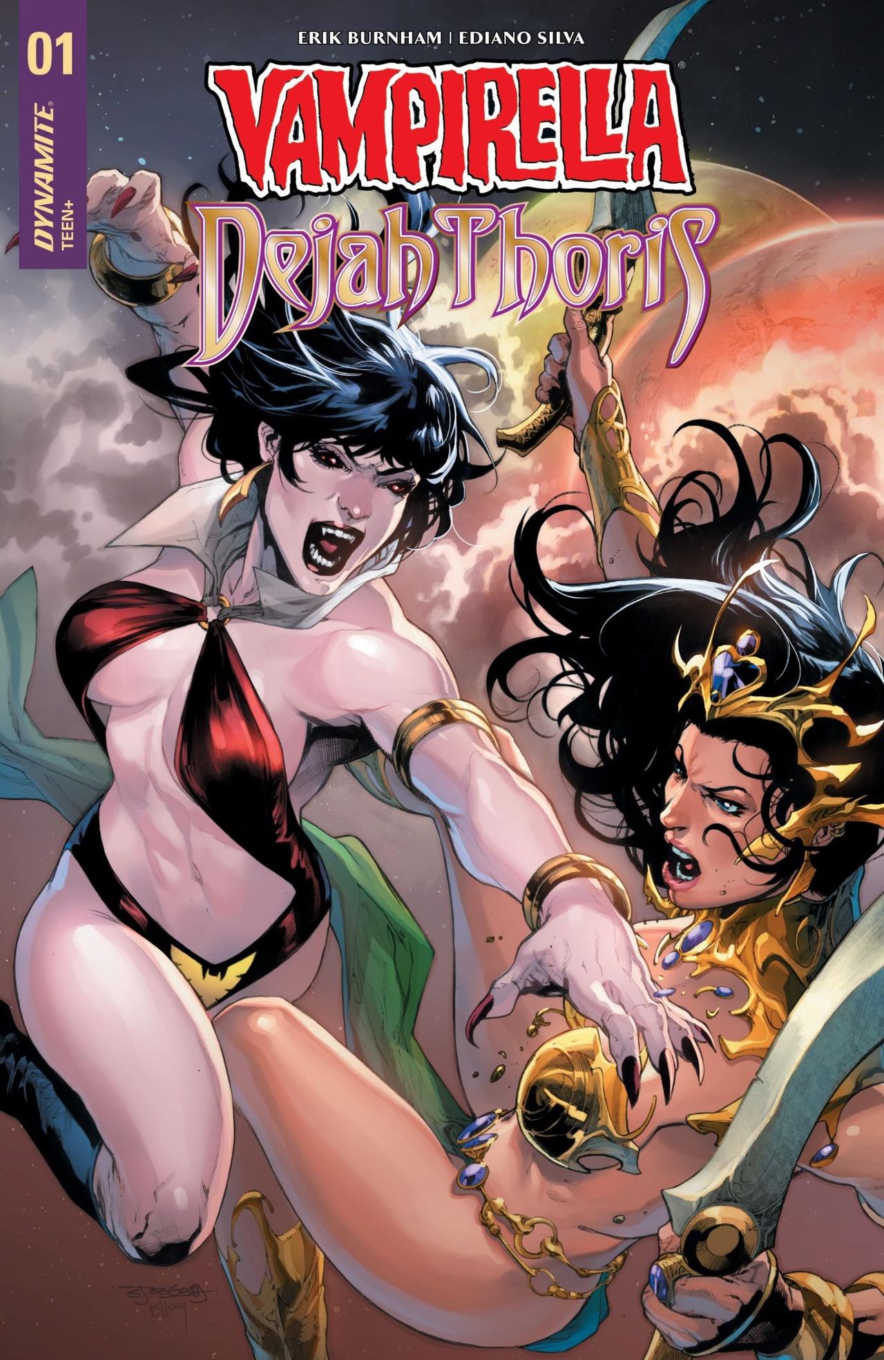 Vampirella &amp; Dejah Thoris  T1 à T5 page 4 full