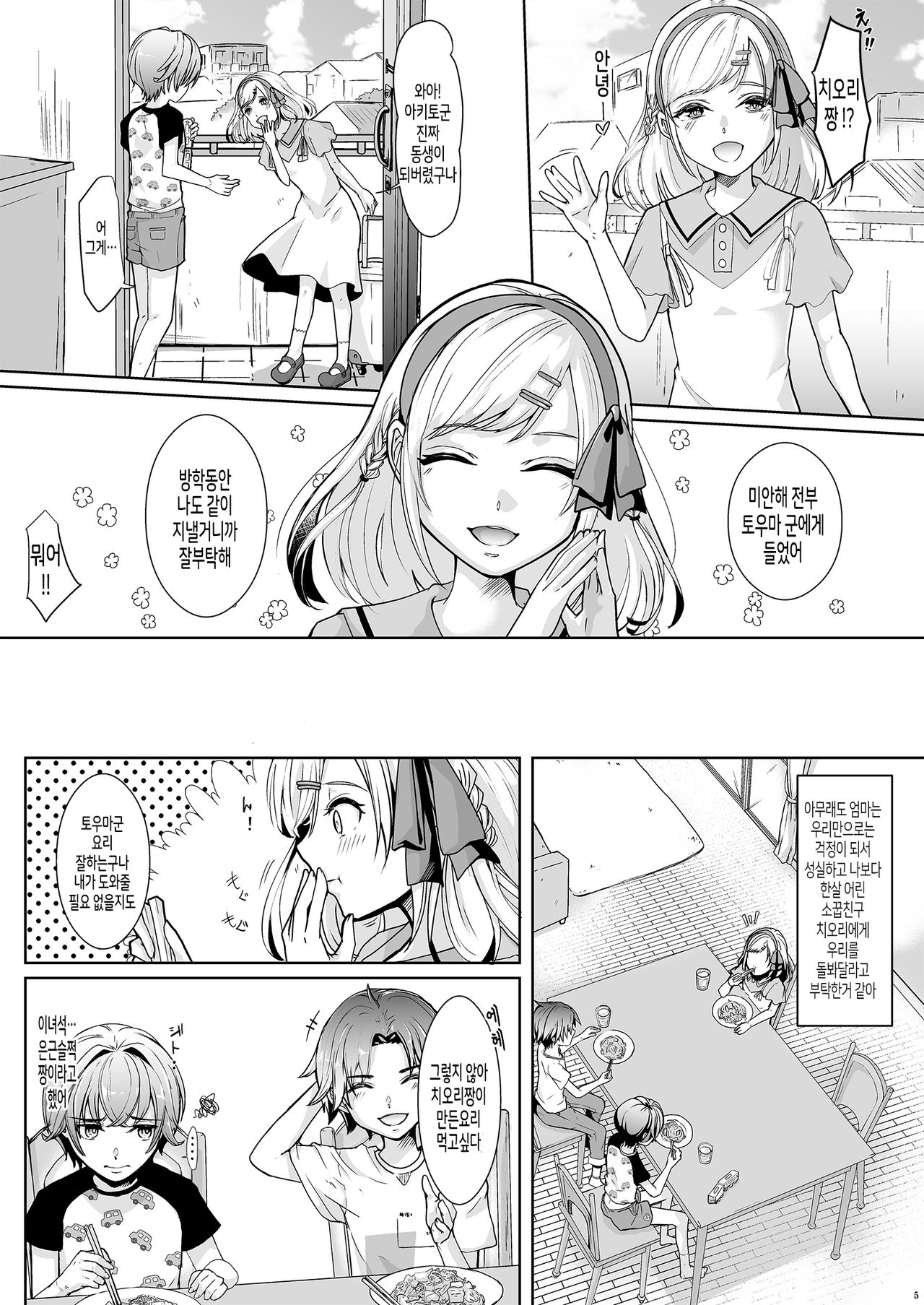 Otouto ni Netorareta Natsuyasumi | 동생에게 네토라레 당한 여름방학 page 7 full
