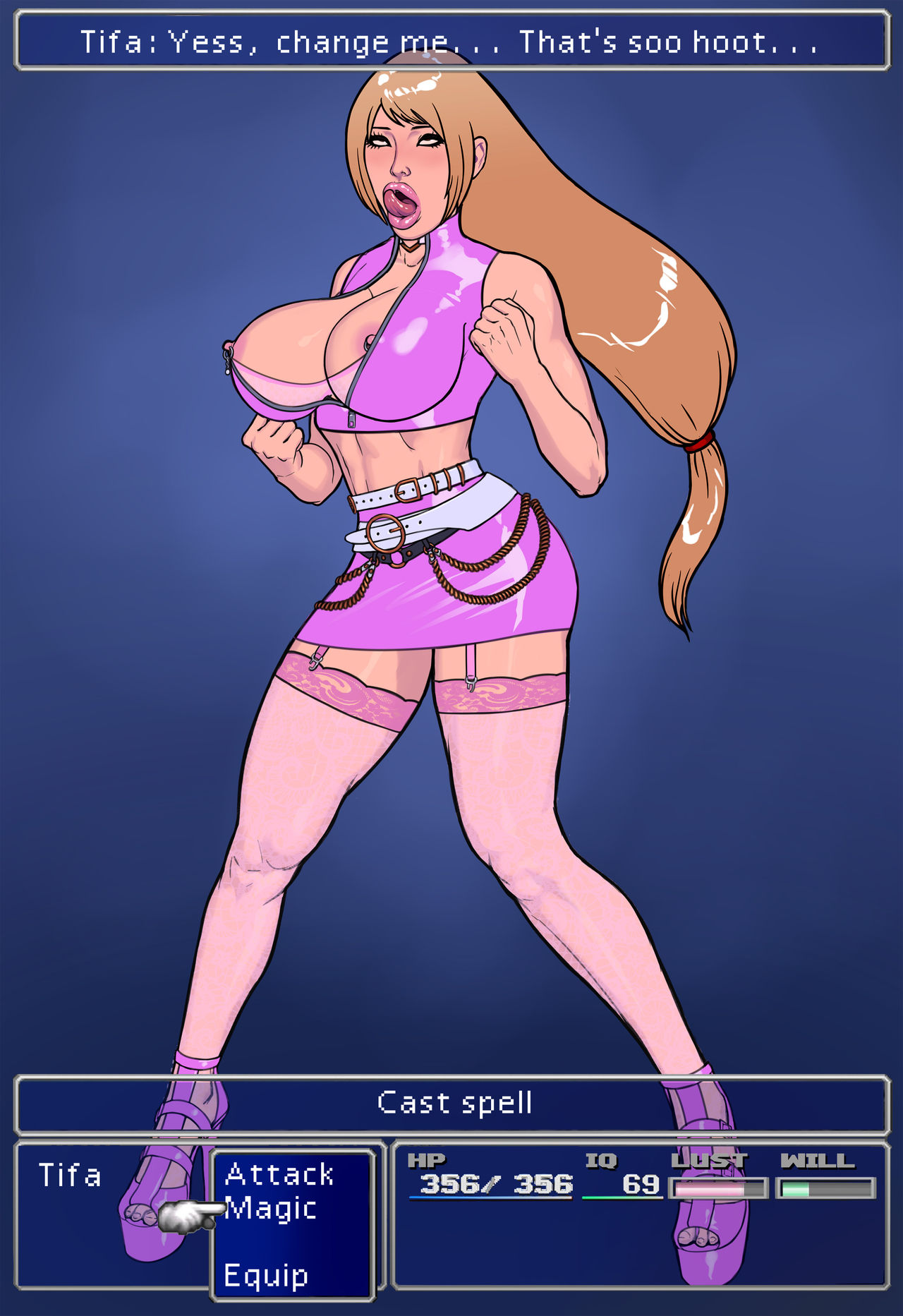 Final Fantasy: Tifa Dress Up page 10 full