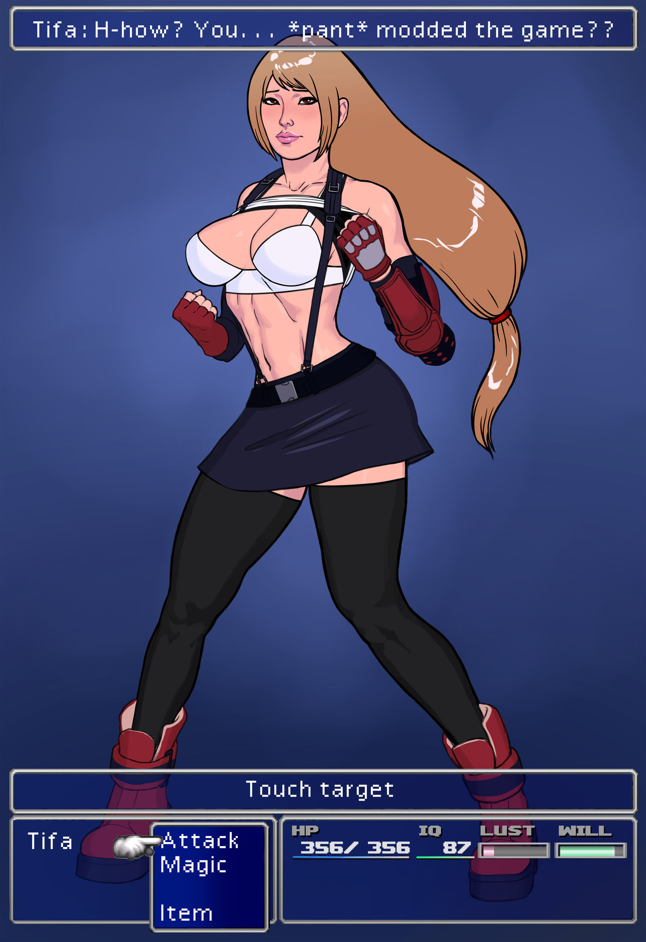 Final Fantasy: Tifa Dress Up page 3 full