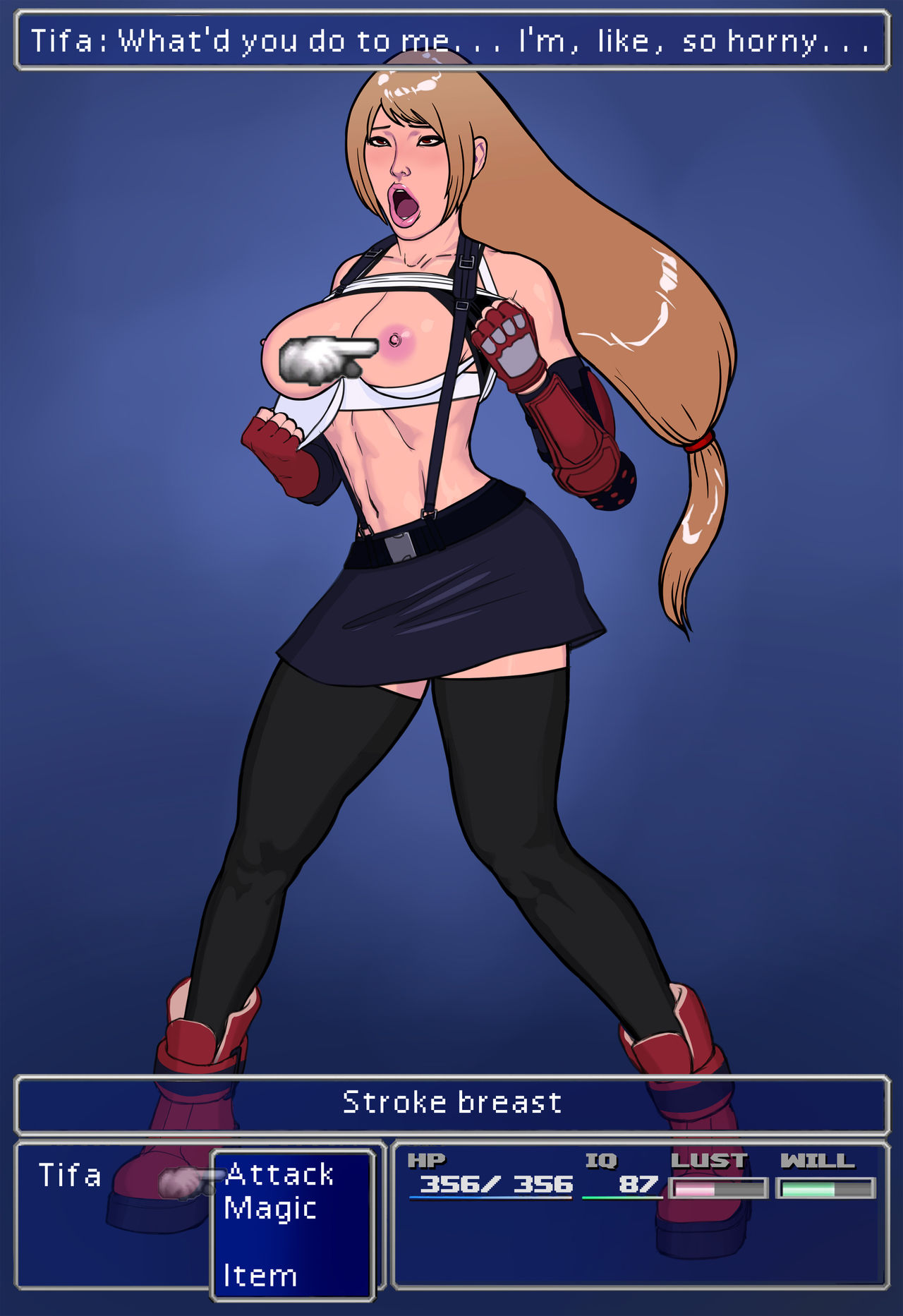 Final Fantasy: Tifa Dress Up page 4 full