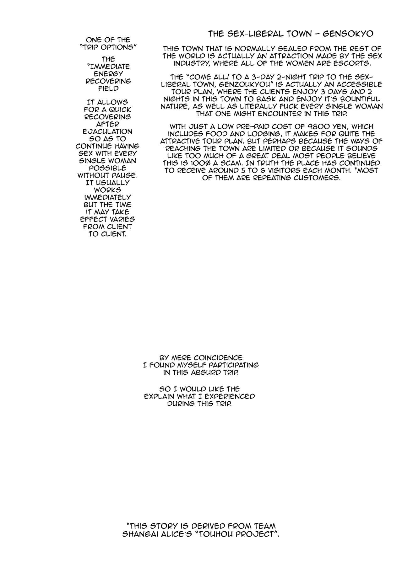 Oidemase!! Jiyuu Fuuzoku Gensoukyou 2-haku 3-kka no Tabi Hazuki | Hop On!! Spending a 2 Night And 3 Day Trip To The Sex Liberal Town Genzoukyou page 4 full