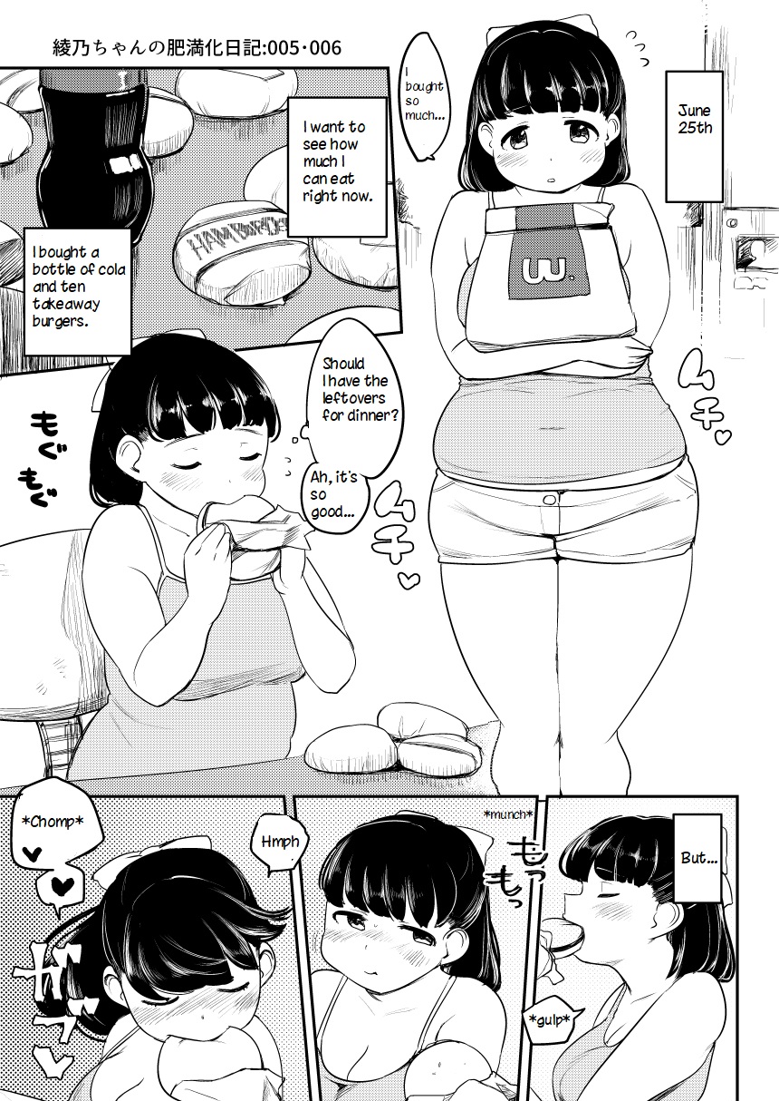 Ayano's Weight Gain Diary page 5 full