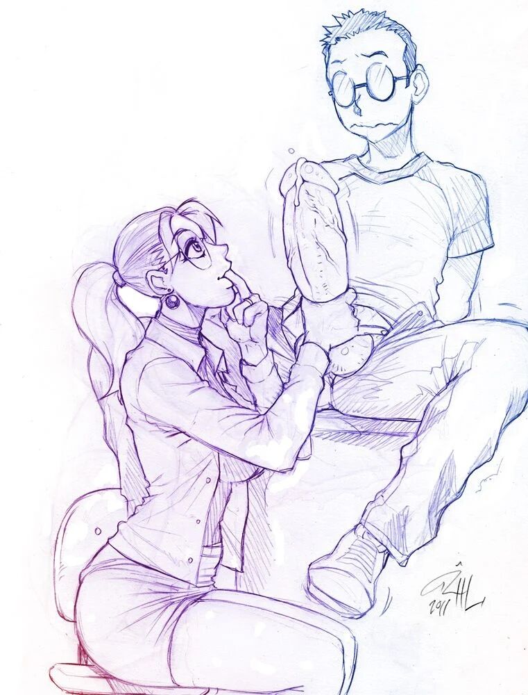Artwork,Sketches, and Pinups  - 1.2 . Old Sketches page 4 full